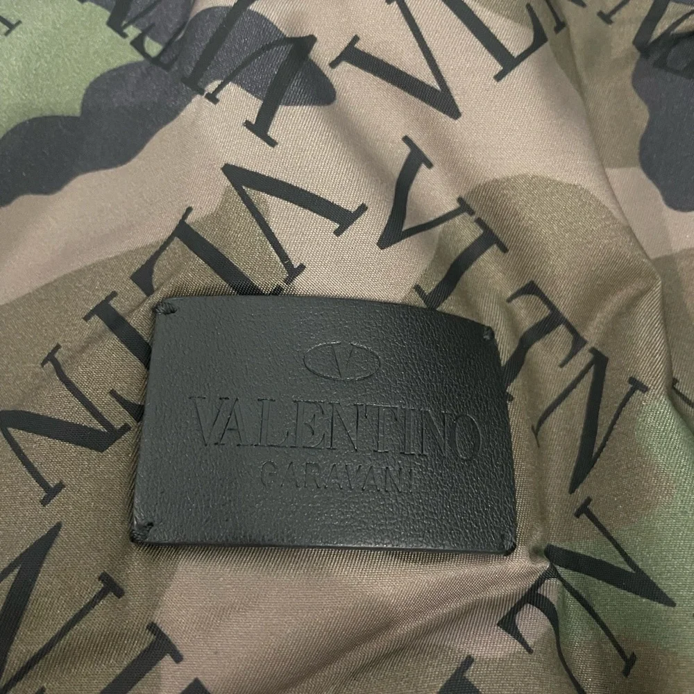 Valentino Garavani VLTN Camouflage-print Holdall Bag